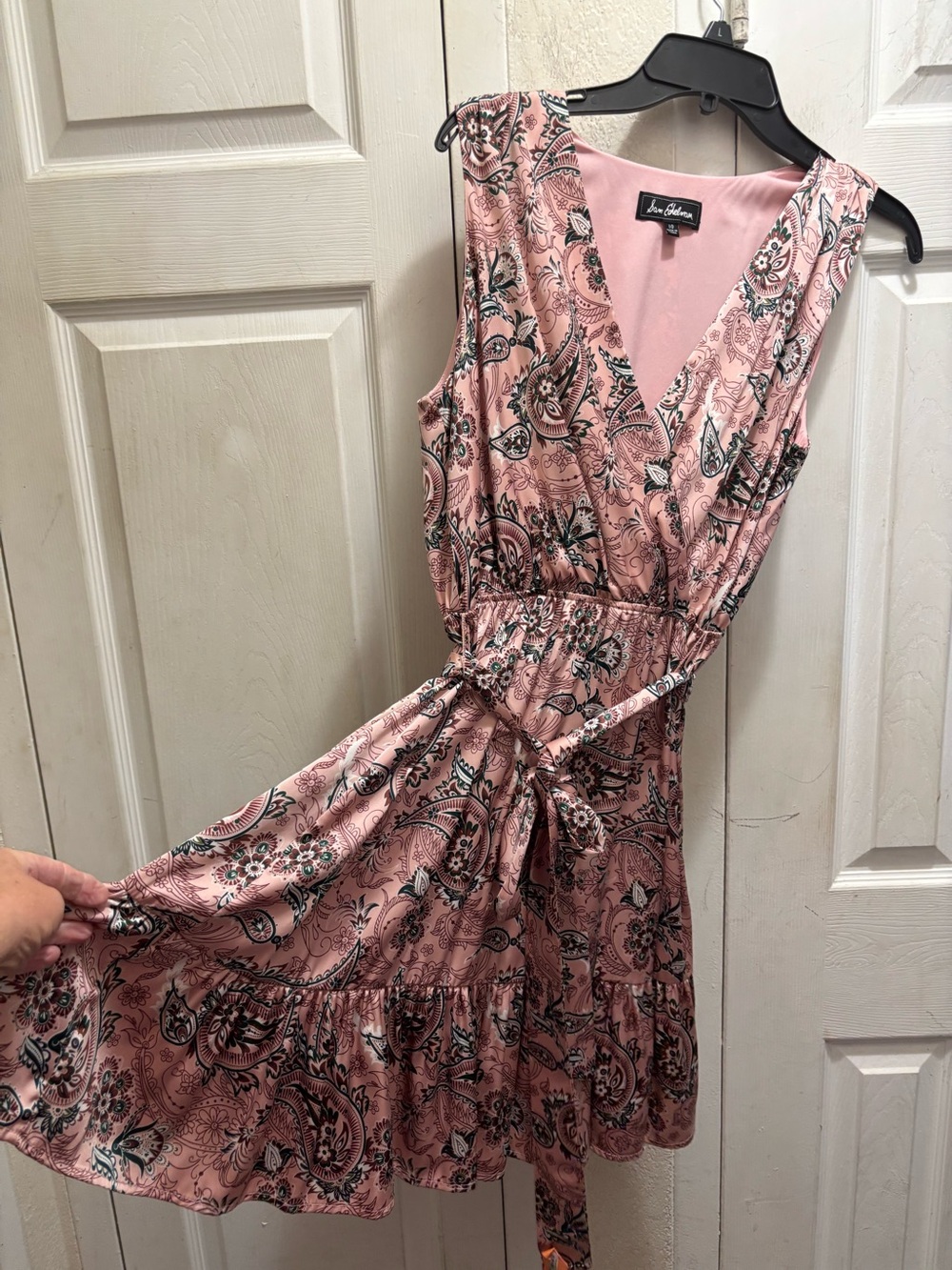 Sam Edelman Pink Paisley Wrap Dress